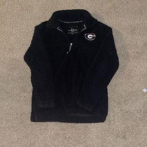 UGA soft quarter zip sweater. Great condition